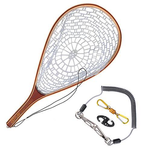 Nylon Net Landing Network Fish Trap With Fishing Lanyard Magnetic Buckle-Fishing Nets-Bargain Bait Box-Z00311-Bargain Bait Box