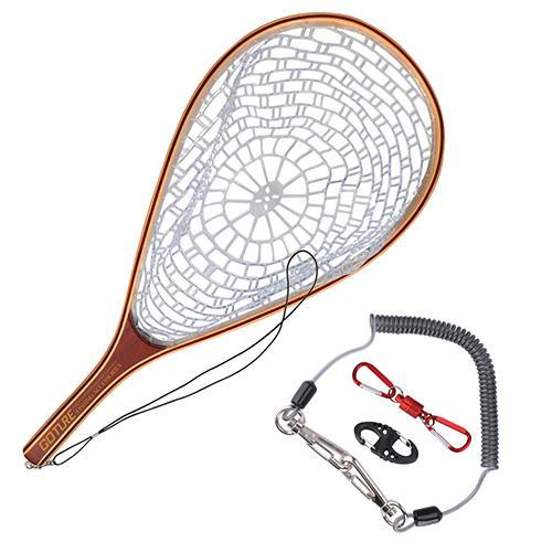 Nylon Net Landing Network Fish Trap With Fishing Lanyard Magnetic Buckle-Fishing Nets-Bargain Bait Box-Z00312-Bargain Bait Box