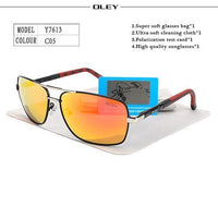 Oley Polarized Sunglasses Men Eyes Protect Sun Glasses With Unisex Driving-Polarized Sunglasses-Bargain Bait Box-Y7613 C5-Bargain Bait Box