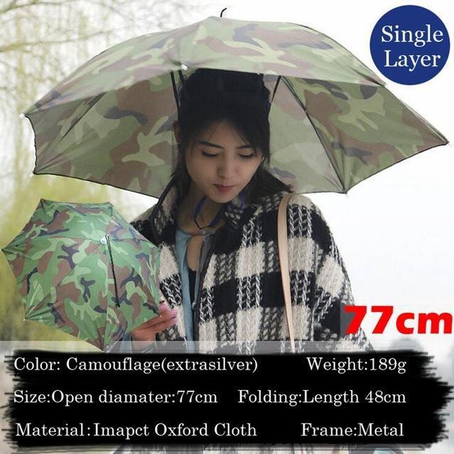 Outdoor Large Double Layer Fishing Umbrella Hat Cycling Hiking Camping –  Bargain Bait Box