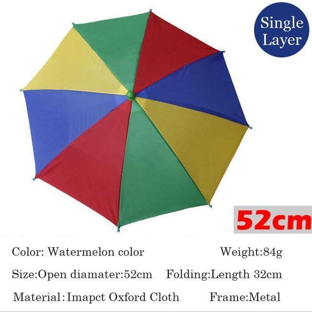 Outdoor Large Double Layer Fishing Umbrella Hat Cycling Hiking Camping Beach-Sportworld Store-as picture showed7-Bargain Bait Box