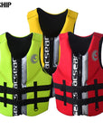 Pfd Hisea Neoprene T S Thick Water Surfing Snorkeling Fishing Racing Portable-Life Jackets-Bargain Bait Box-Yellow-L-Bargain Bait Box