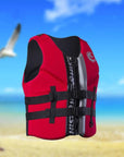 Pfd Neoprene Portable T S Thick Water Surfing Snorkeling Fishing Racing-Life Jackets-Bargain Bait Box-L004red-China-S-Bargain Bait Box