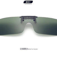 Polarized Clip On Sunglasses Clip On Glasses Square Polaroid Lens Men Women-Polarized Sunglasses-Bargain Bait Box-C2-Bargain Bait Box