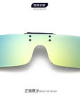 Polarized Clip On Sunglasses Clip On Glasses Square Polaroid Lens Men Women-Polarized Sunglasses-Bargain Bait Box-C4-Bargain Bait Box