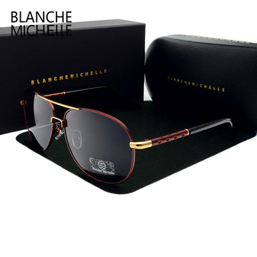 Polarized Sun Glasses Driving Sport Male Oculos Men Sunglasses Sunglass With Box-Polarized Sunglasses-Bargain Bait Box-Black-Bargain Bait Box