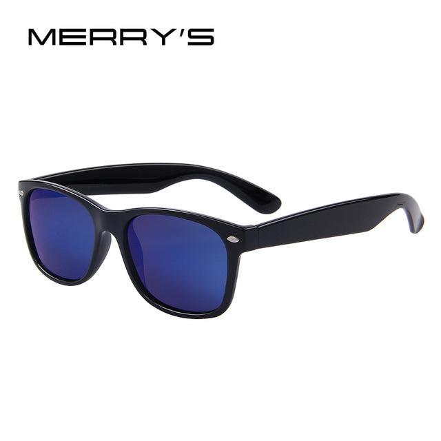 Polarized Sunglasses Men Classic Mens Retro Rivet Shades Sun Glasses Uv400 S&#39;683-Polarized Sunglasses-Bargain Bait Box-C02 Black Blue-Bargain Bait Box