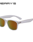 Polarized Sunglasses Men Classic Mens Retro Rivet Shades Sun Glasses Uv400 S'683-Polarized Sunglasses-Bargain Bait Box-C08 Transparent Red-Bargain Bait Box