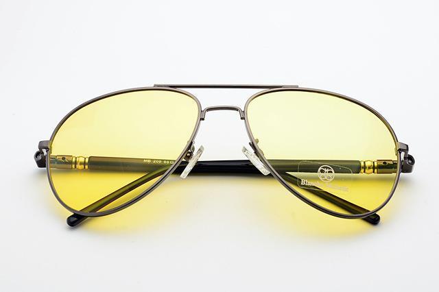 Polarized Sunglasses Men Luxury Sunglass Driving Uv400 Vintage Sun Glasses-Polarized Sunglasses-Blanche Michelle Official Store-Gray Yellow-Bargain Bait Box