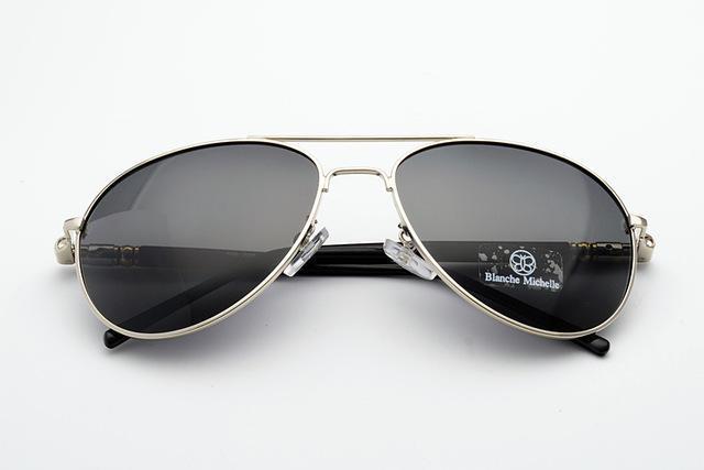 Polarized Sunglasses Men Luxury Sunglass Driving Uv400 Vintage Sun Glasses-Polarized Sunglasses-Blanche Michelle Official Store-Silver-Bargain Bait Box