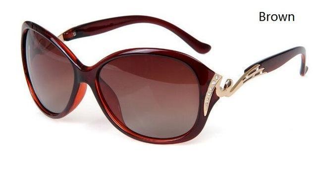 Polarized Sunglasses Women Luxury Design Sun Glasses Gafas De Sol Polarizadas-Polarized Sunglasses-Bargain Bait Box-Brown-Bargain Bait Box