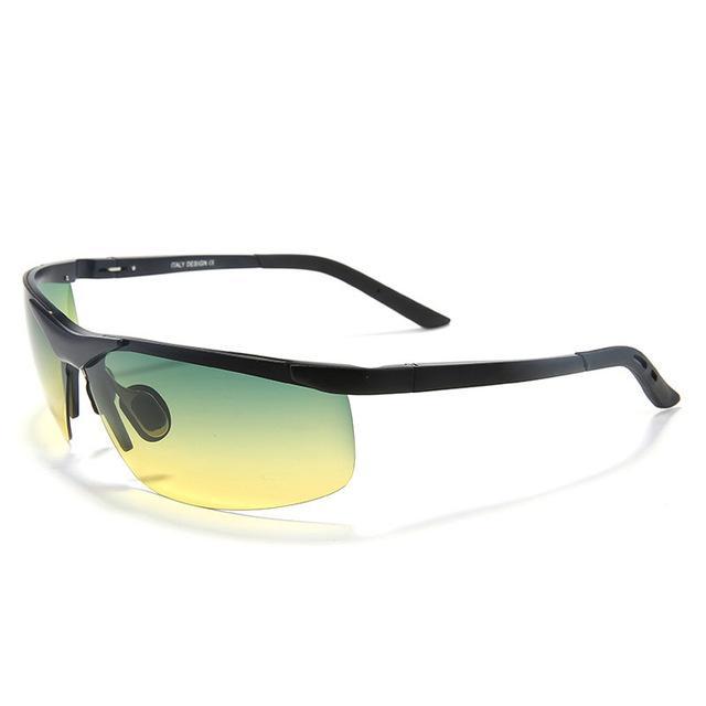 Polaroid Sunglasses Men Polarized Driving Sun Glasses Mens Sunglasses Oculos-Polarized Sunglasses-Bargain Bait Box-Black Green-Bargain Bait Box
