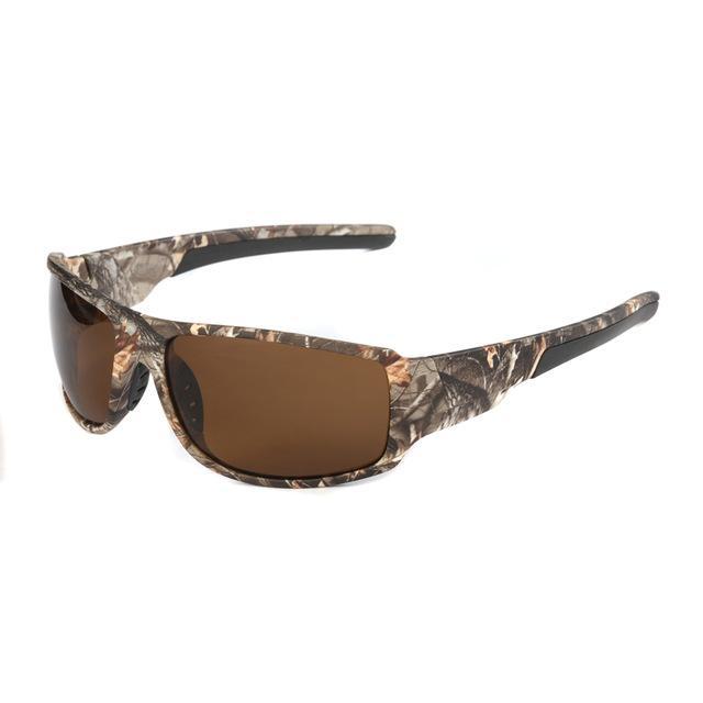 Polarsnow Camo Frame Polarized Sunglasses Goggle Men Women Sun Glasses Uv400-Polarized Sunglasses-Bargain Bait Box-Brown-Bargain Bait Box