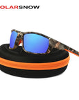 Polarsnow Top Camo Frame Sun Glasses Polarized Lens Men Fishing Sports-Polarized Sunglasses-Bargain Bait Box-C1 l EVA-Bargain Bait Box