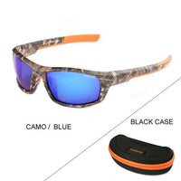 Polarsnow Top Camo Frame Sun Glasses Polarized Lens Men Fishing Sports-Polarized Sunglasses-Bargain Bait Box-MIB l EVA-Bargain Bait Box