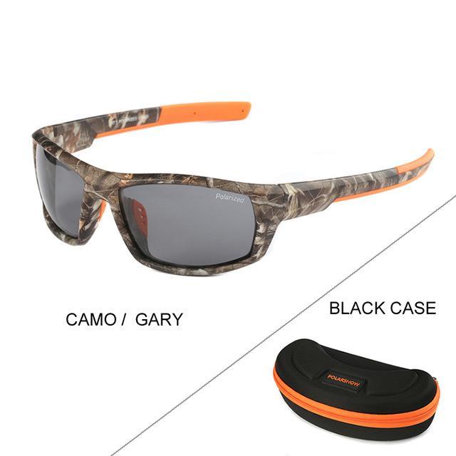 Polarsnow Top Camo Frame Sun Glasses Polarized Lens Men Fishing Sports-Polarized Sunglasses-Bargain Bait Box-MIC1 l EVA-Bargain Bait Box