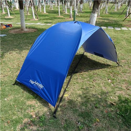 Portable Beach Tent Sun Shade Canopy Fishing Shelter Tents Awning Sunshade-Sunshades &amp; Tents-Bargain Bait Box-DeepBluewith Coating-China-Bargain Bait Box