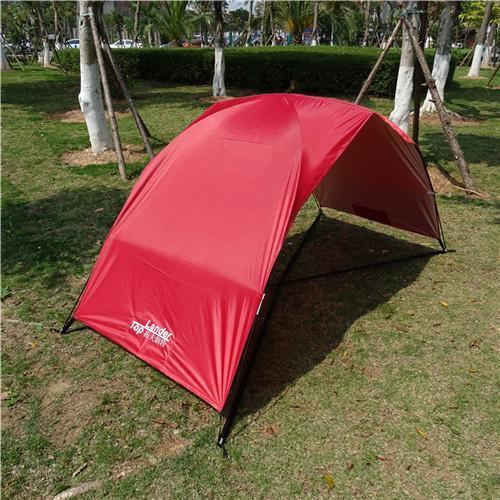 Portable Beach Tent Sun Shade Canopy Fishing Shelter Tents Awning Sunshade-Sunshades &amp; Tents-Bargain Bait Box-Red with Coating-China-Bargain Bait Box