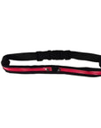 Portable Waist Double Pocket Elastic Molle Bag Barrel-Shaped Mobile Phone Belt-Bags-Bargain Bait Box-rose red-Bargain Bait Box