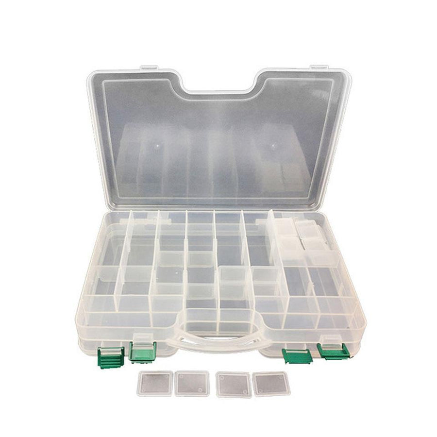 Pp Material Multi Functional Fishing Box 29.5*22*6Cm Plastic Double-Layer Fish-Compartment Boxes-Bargain Bait Box-Bargain Bait Box