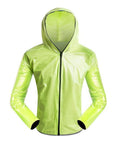 Reflective Bicycle Jacket Rain Wind Coat Windcoat Windproof Bike Jersey-Rain Coats-Bargain Bait Box-Green Jacket-S-Bargain Bait Box