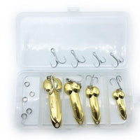 Rompin Dd Spoon 4Pcs/Box Fishing Lure-Casting & Trolling Spoons-Bargain Bait Box-gold-Bargain Bait Box