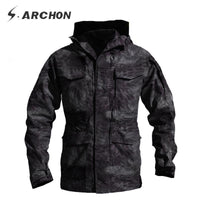 S.Archon M65 Army Clothes Tactical Windbreaker Men Winter Autumn Jacket-Cool walkers outdoor CO,LTD-Black-S-Bargain Bait Box