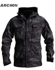 S.Archon M65 Army Clothes Tactical Windbreaker Men Winter Autumn Jacket-Cool walkers outdoor CO,LTD-Black python pattern-S-Bargain Bait Box