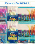 Shrimp Sabiki Kit Sea Fishing Sabiki Squid Hook Rig Jig Bait Bass Glow Sabiki-Sabiki Rigs-Bargain Bait Box-sabiki set1-Bargain Bait Box