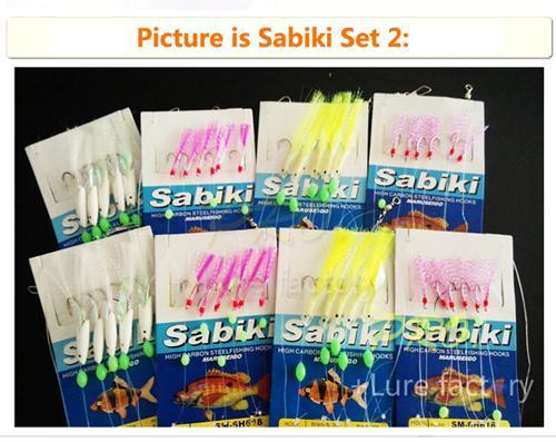 Shrimp Sabiki Kit Sea Fishing Sabiki Squid Hook Rig Jig Bait Bass Glow Sabiki-Sabiki Rigs-Bargain Bait Box-sabiki set2-Bargain Bait Box