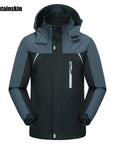 Skin Men'S Breathable Waterproof Thin Jackets Sports Male Coats Trekking Fishing-Jackets-Bargain Bait Box-Black-Asian Size M-Bargain Bait Box