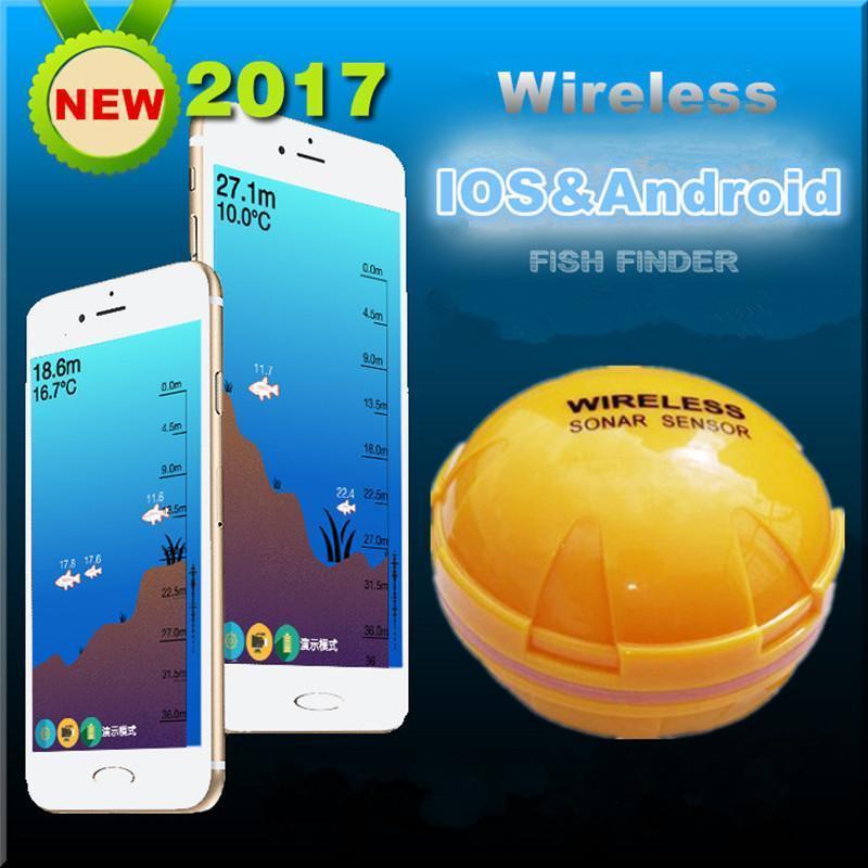 Smart Phone Fishfinder Wireless Sonar Fish Finder Depth Sea Lake Fish Detect Ios-Fish Finders-Bargain Bait Box-Bargain Bait Box