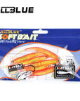 Soft 6Pcs/Lot 2.8G/95Mm Shad Fishing Worm Swimbaits Jig Head Soft-Unrigged Plastic Swimbaits-Bargain Bait Box-Orange-Bargain Bait Box