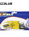 Soft 6Pcs/Lot 2.8G/95Mm Shad Fishing Worm Swimbaits Jig Head Soft-Unrigged Plastic Swimbaits-Bargain Bait Box-Yellow-Bargain Bait Box