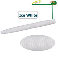 Soft Bait With High Salt Inner For Bass Senkos Worm At 6 Per 4 Inch Worm-Stick & Wacky Baits-Bargain Bait Box-Ice white-Bargain Bait Box