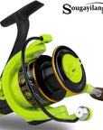 Sougayilang 12 Bb 5.0：1 Freshwater Spinning Series Carp Fishing Reel For Bass-Fishing Reels-Sougayilang Co,Ltd Store-Gold-1000 Series-Bargain Bait Box