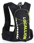 Sport Bag 10L Bicycle Bike Backpack Packsack Running Backpack Fishing Vest Bag-Backpacks-Bargain Bait Box-Black Green-Bargain Bait Box