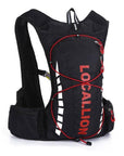 Sport Bag 10L Bicycle Bike Backpack Packsack Running Backpack Fishing Vest Bag-Backpacks-Bargain Bait Box-Black Red-Bargain Bait Box