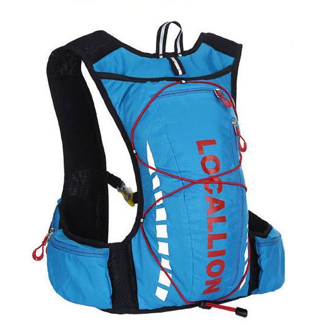 Sport Bag 10L Bicycle Bike Backpack Packsack Running Backpack Fishing Vest Bag-Backpacks-Bargain Bait Box-Blue Red-Bargain Bait Box
