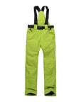 Sports Women Ski Pants Suspenders Men Windproof Waterproof Warm Colorful Snow-Snow Pants-Bargain Bait Box-Green-S-Bargain Bait Box