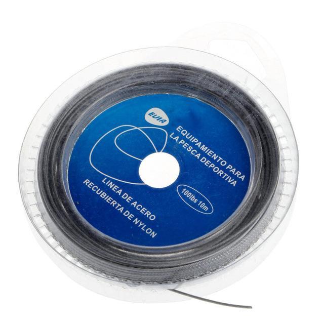 Stainless Steel Wire Lures Leader Trace Fishing Lines 10M 7 Strands-Fishing Leaders-Bargain Bait Box-100 LBS-Bargain Bait Box