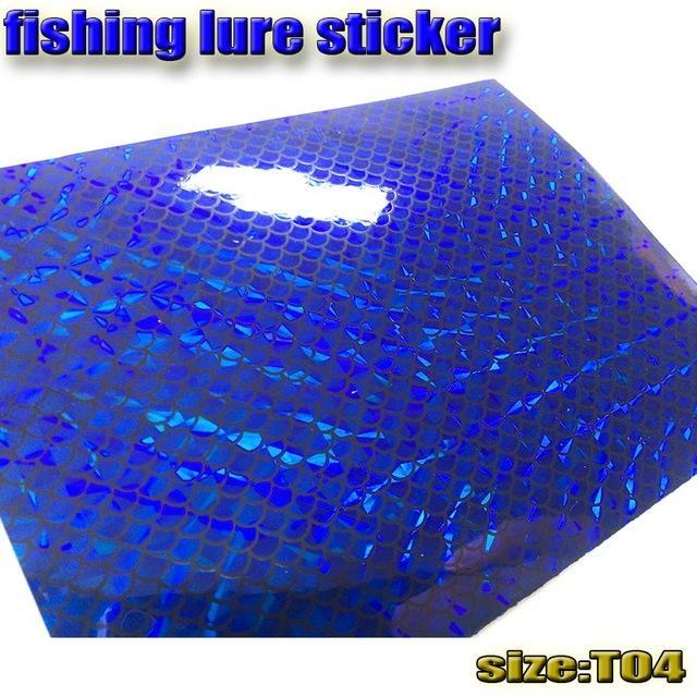 Sticker Fish Scale Skin ,Holographic, 10Papers Fishing Stickers 73Mm X 100Mm-Holographic Stickers-Bargain Bait Box-T04 10paper-Bargain Bait Box