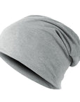 Style Unisex Men Knitted Warm Ski Crochet Slouch Hats For Women Cap Cotton-Beanies-Bargain Bait Box-Gray-Bargain Bait Box