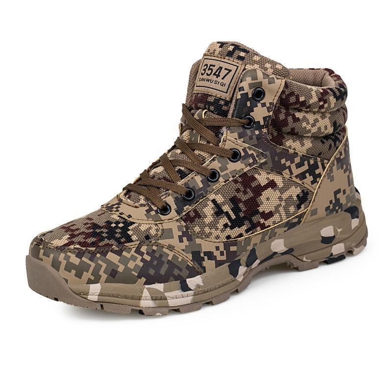 Tactical Men Boots Camo Warm Cotton Shoes Trainer Footwear Mens Military Boots-Boots-Bargain Bait Box-winter camouflage-4-Bargain Bait Box