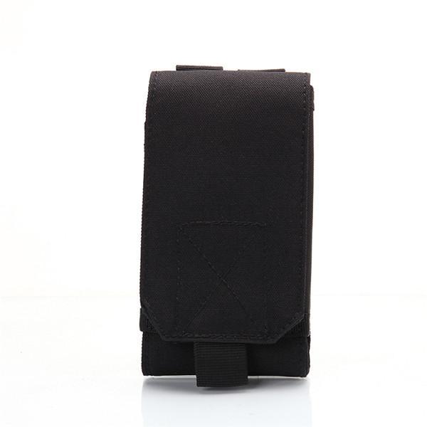 Tactical Phone Bag Molle Camo Camo Bag Hook Loop Belt Pouch 1000D Nylon Mobile-Bags-Bargain Bait Box-iphone7black-Other-Bargain Bait Box