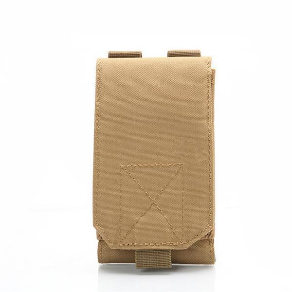 Tactical Phone Bag Molle Camo Camo Bag Hook Loop Belt Pouch 1000D Nylon Mobile-Bags-Bargain Bait Box-iphone7khaki-Other-Bargain Bait Box