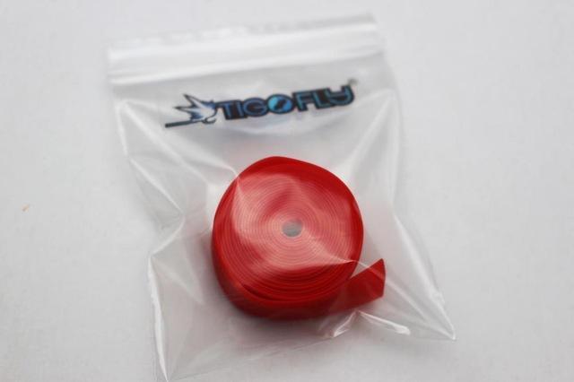 Tigofly 120Cm Silicone Skirts Round Cylinder 6 Colors 0.7Mm Thick Diy Spinner-Skirts & Beards-Bargain Bait Box-Red-Bargain Bait Box