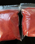 Tigofly 8 Packs Fly Tying Ice Dub Rabbit Dubbing Soft Hair Fiber Sparkle 8-Fly Tying Materials-Bargain Bait Box-Red-Bargain Bait Box