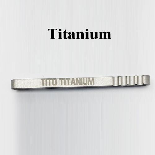 Tito Strength Titanium Alloy Key Hook Carabiner Keyhook Keychain Hooks Key-Cords &amp; Carabiners-Bargain Bait Box-Titanium-Bargain Bait Box