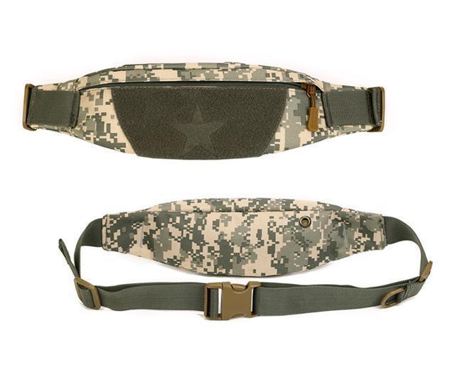 Top Men Durable Nylon Fanny Waist Pack Belt Hip Bum Military Male Famous-Bags-Bargain Bait Box-ACU-Bargain Bait Box